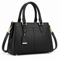Classic Structured Women's Handbag – Black